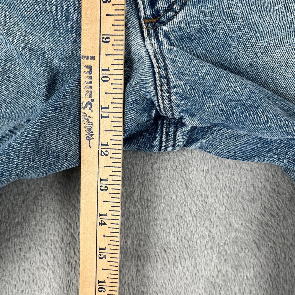 Vintage LL Bean Double L Classic Fit Flannel Lined Blue Jeans Men Sz 34x28 - Picture 10 of 12